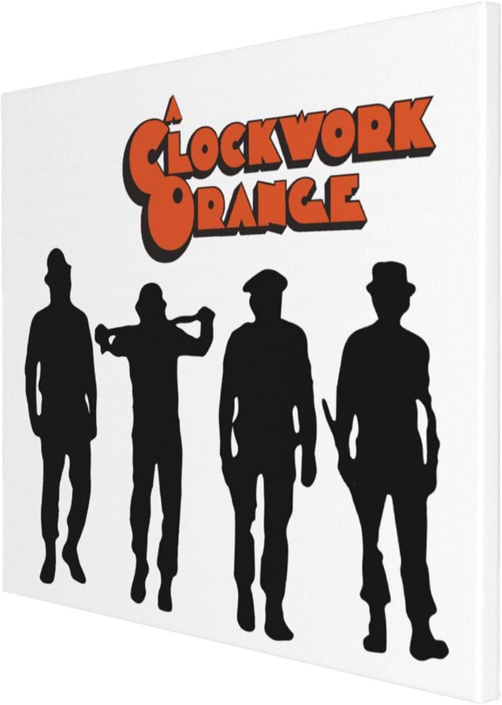 Amazon 時計じかけのオレンジ Clockwork Orange 絵画 キャンバス絵画 インテリアパネル 壁絵 油彩アート アートパネル アートフレーム 壁飾り 壁掛け 完成品 縦 40 50cm 置き時計 掛け時計 オンライン通販