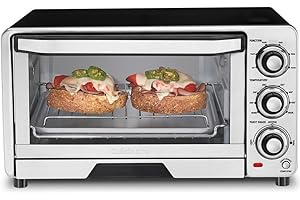 Cuisinart TOB-40N Custom Classic Toaster Oven Broiler, Brushed Stainless and Black