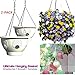 Ultimate Hanging Baskets - Strawberry, Tomato, Flower, and Herb Outdoor Planters - Use Garden Pots For Growing Plants Outside On A Deck, Fence, or Balcony (2, Stone)