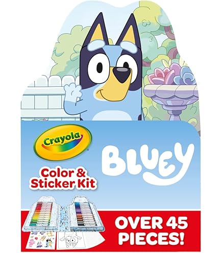 Set Creativo 3 En 1 Educa Bluey – Pintar Por Números, Figuras 3D Y Plantillas De Dibujo, Para Niños A Partir De 3 Años