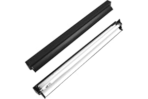 ReptiKing UVB Reptile Light, T5 UVB10.0 24W Light Fixture and UVB Tube Kit, for Desert-Dwelling Reptiles, Bearded Dragon UVB Light