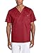 Dickies Men's Gen Flex Solid Stitch V-Neck, Wine, X-Large