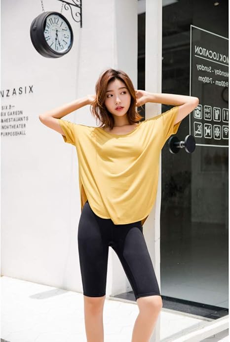 PANKUD Yoga Top Mujer Fitness Camisetas Deportivas Tops de ...