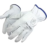 Tillman 1415L Top Grain Goatskin Drivers Gloves - L, White