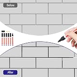 DONQL 6pk Tile Grout Pen Marker Black Restores & Protects With Replacement Nibs view 5
