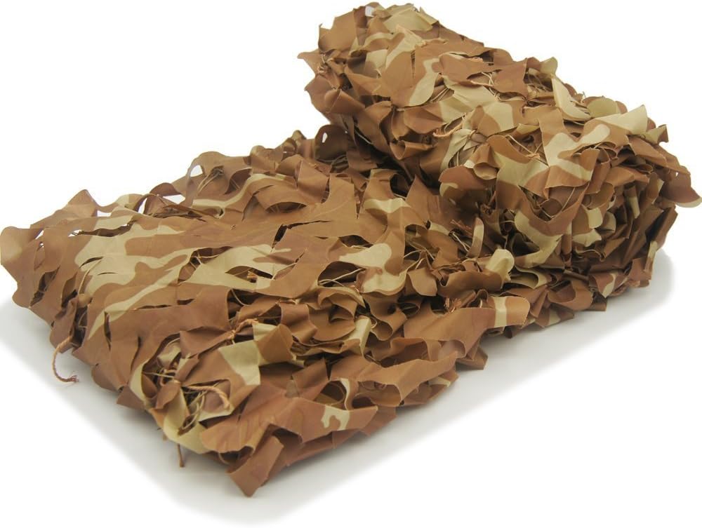 Sduck Camouflage Netting Military, Camo Netting x for Building Army Shooting Camping Hunting Hide Coverage, 2m x 3m, 2m x 4m, 3m x 3m, 3m x 4m, 3m x 5m Woodlands Jungle, Blue, Desert, Green, White