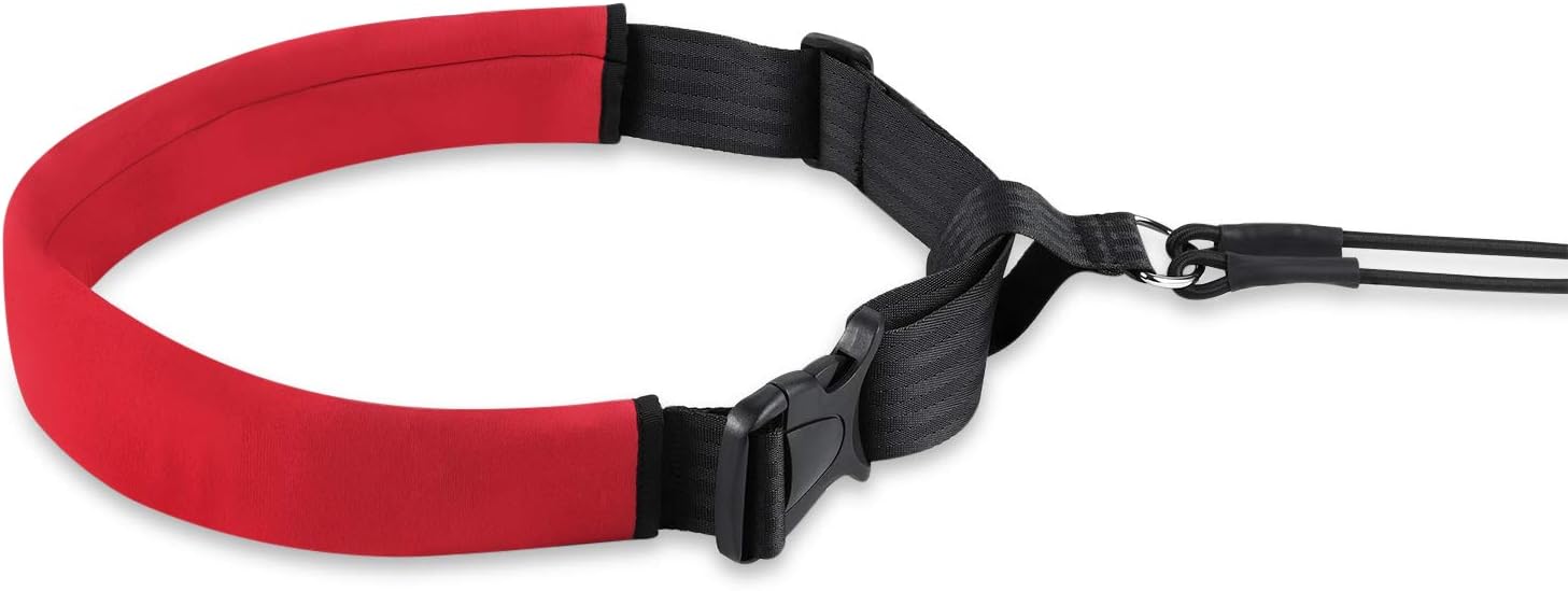 QOGIR Swim Training Belts 3M Swim Resistance Belt Swim Exerciser Belt Swim Tether(Red) : Sports & Outdoors
