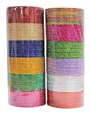 MUCHMORE Indian Bollywood Fashion 12 Colors Plain Bangle Box Partywear Ethnic Jewelry