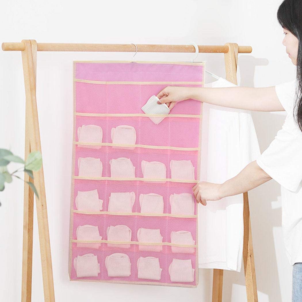 Eeilyin Underwear Finishing Bag Hanging Double-Sides Hanging Bag Space Saver Bags