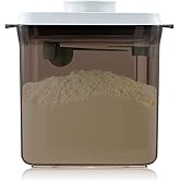 Baby Formula Container, 1700ml Airtight Canister with One-Hand Pop Lid | BPA-Free Storage Holder with 5g Scoop, Scraper and Scoop Holder for Daily Bottle Prep, Baby Cereal, Milk Powder and Dry Foods
