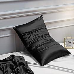 NTBAY 2 Pack Satin Queen Pillowcases for Hair and
