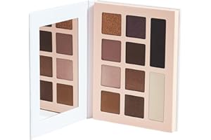 Honest Beauty Talc-Free Eyeshadow Palette with 10 Pigment-Rich Shades | Mattes, Shimmers, Satins | Dermatologist Tested + Cruelty Free | 0.67 oz