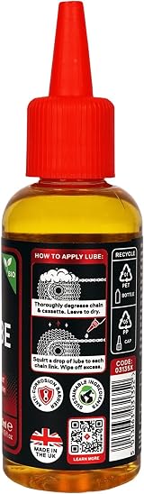 WELDTITE Dry Lube With Surface Protector 100 ml High Performance Bicycle Chain view 3