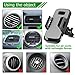 Bestfy Universal Air Vent Holder Cradle Car Mount for iPhone X/8/8 plus/7/7 plus/6s/6s Plus/Samsung Galaxy S8/ S8 plus/S7/S7 Edge/LG/Nexus/Sony/and More (2.2''-3.7'')