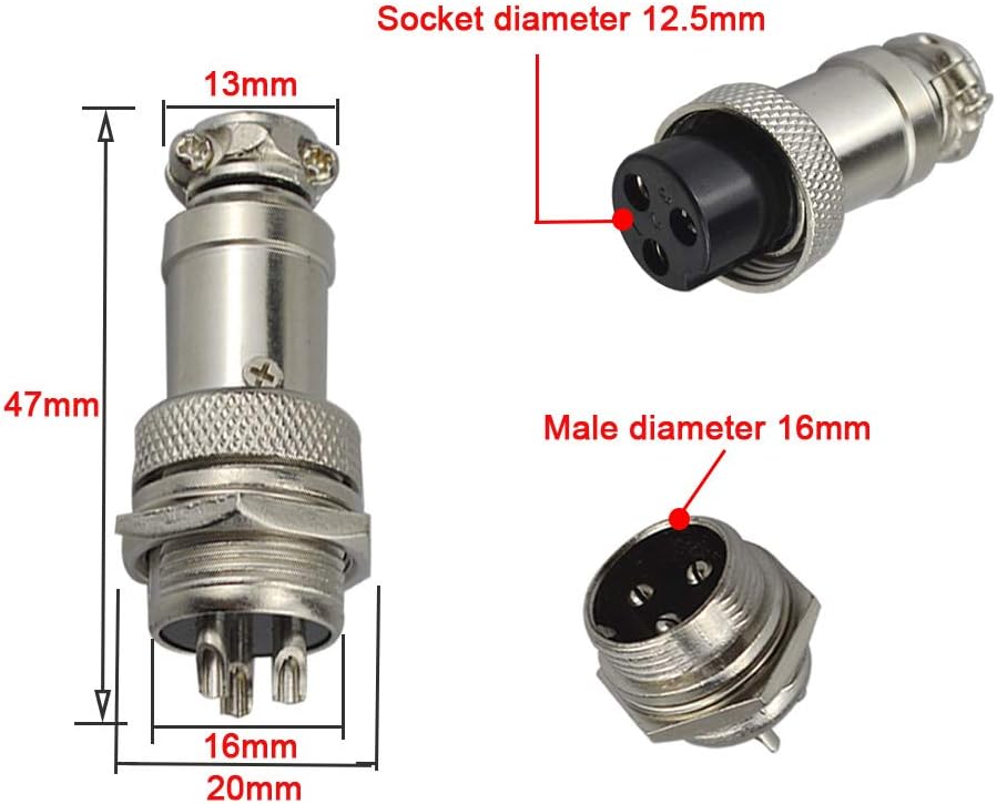 MCXK-E 1set GX16-2/3/4/5/6/7/8/9/10 Pin Male Female 16mm Wire M16 GX16 Circular Aviation Metal Connector I.1212628285 MCXK-E 1set GX16-2/3/4/5/6/7/8/9/10 Pin Male Female 16mm Wire M16 GX16 Circular Aviation Metal Connector I.1212628285
