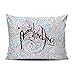 Hoooottle Custom Beauty Design Colorful Panic at the Disco Boudoir Pillowcase Rectangle Zippered One Side Printed 12x20 Inches Throw Pillow Case Cushion Cover