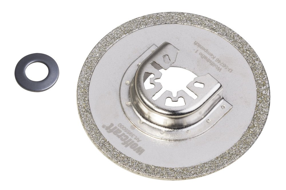 wolfcraft Diamond-Coated Saw Blade "PRO", universal receptacle I 3955000