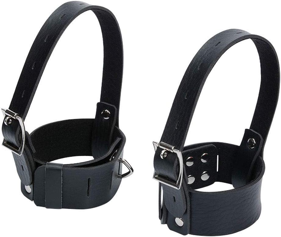 Adjustable High Heel Straps Fixed Toy Straps (Including 4 Small Silver Locks) Swimsuit (Color : Black)