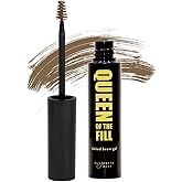 Elizabeth Mott Queen of the Fill Tinted Eyebrow Gel – Brow Filler, Volumizer & Setter – Defines, Shapes & Covers Gray Hairs – Water-Resistant, Long-Lasting – Cruelty-Free – Light Medium Brown 4g