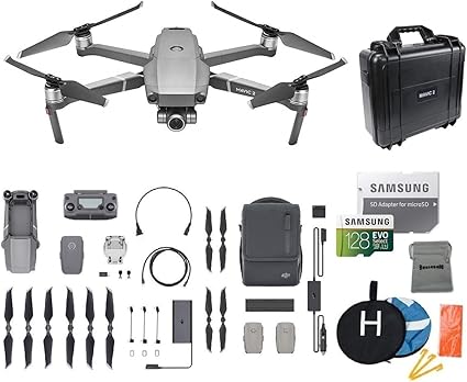 Amazon Com Dji Mavic 2 Zoom Fly More Kit Combo Drone Collapsible