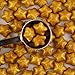 Aokbean 70g Wax Seal Retro Sealing Wax Beads Set Star Shape Sealing Wax Beads with Tea Light Engraved Wax Scale and Melting Spoon (Gold)