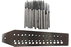 BENCH WIZARD 14 Piece Micro Tap & Die Set | 0.7mm - 2.0mm | Jeweler's Precision Tool | Internal & External Threading | Hardened Carbon Steel | Includes Screw-Plate