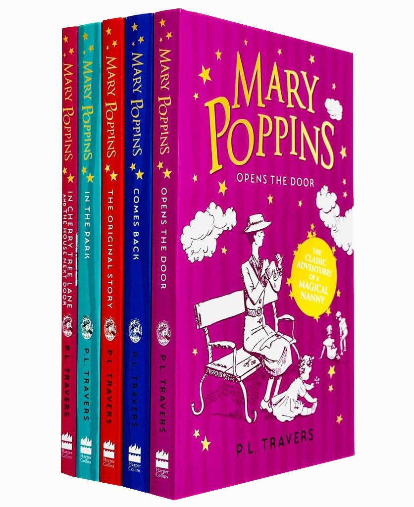 P. L. Travers Mary Poppins The Complete Collection 5 Books Set