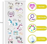 Vicloon 3D Stickers for Kids Unicorn Mermaid 24 Sheets 17x7cm Puffy view 2