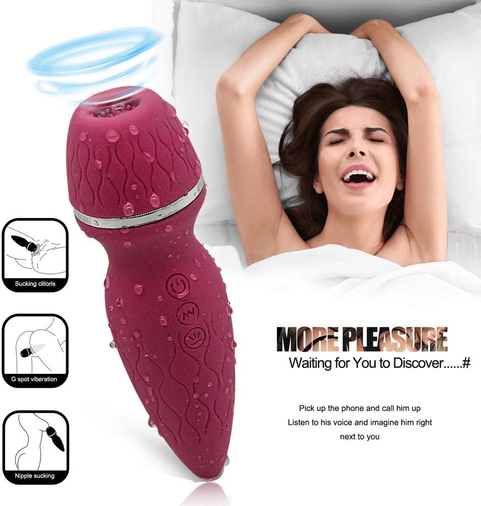 Funny Clitòrial Stimulàtion Toys G Spotter Magic Wand for Couples, Suction Oral Sucking Toy for Her 8 Sucking Toys for Women