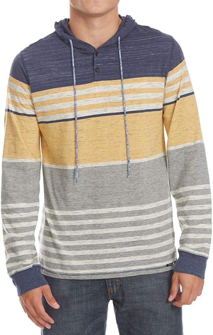 Ocean Current Men's Henley Jackets (Indigo, Medium) at Amazon Men’s