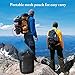 Portable Camping Stove, Kekilo Backpacking Stove 3 in 1 Wood Burning Stove Kit Lightweight Double Wall Stainless Steel Wood Stove Camping with Mesh Bag for Camping BBQ Picnic Hiking