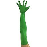 Seeksmile Classic Adult Size 22" Length Spandex Gloves Above Elbow Cosplay Costume Glove