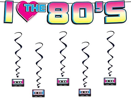 Amazon Com 80 S Party Decorations I Love The 80 S Streamer