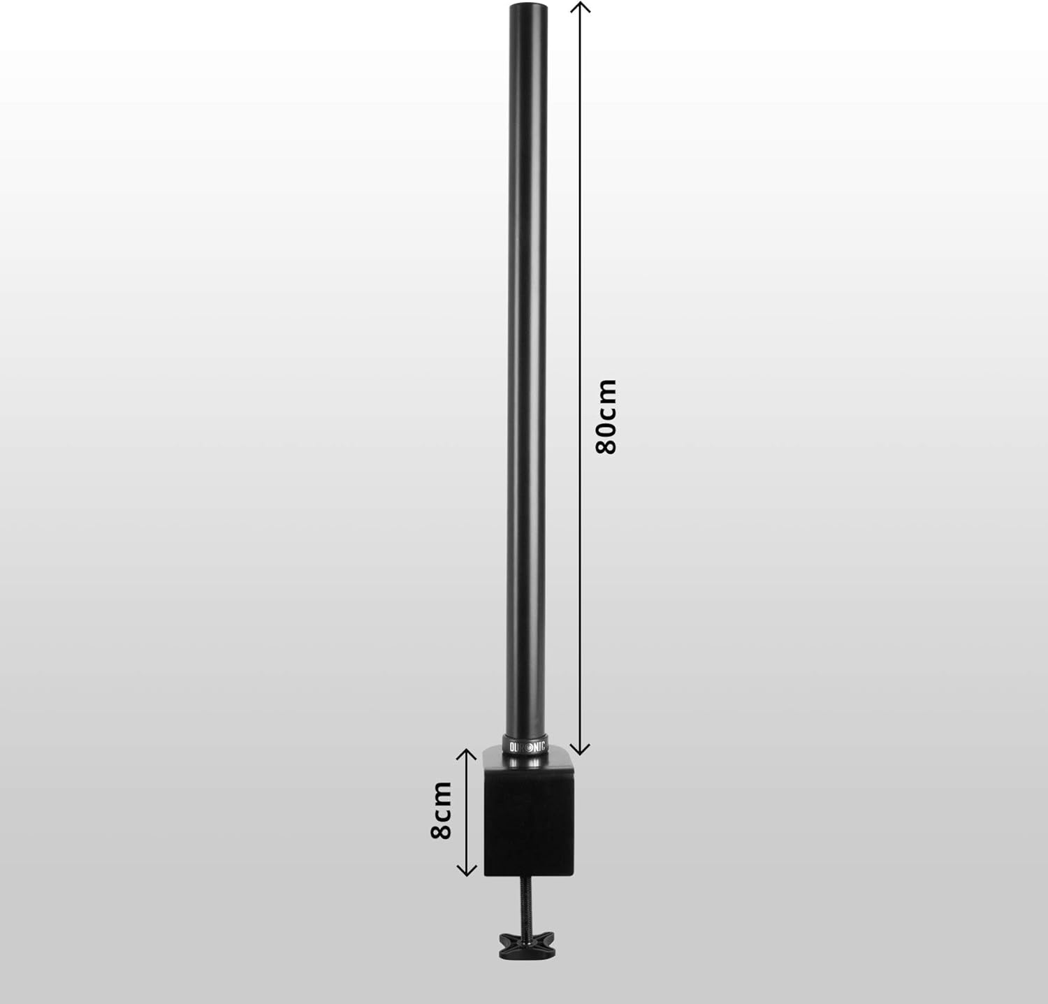 Duronic DM35POLE-80 80cm Stem for DM15 DM25 DM35 DMG Series Desktop Monitor Mount, Black, DM35 Long Pole - Image 4
