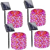 4-Pack 160FT 400 LED Solar Halloween Lights