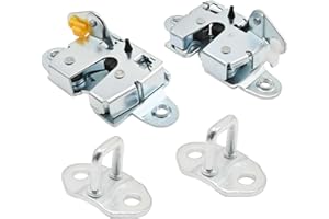 CADUFUELLY 65790-0K010 Tailgate Lock Latch with Striker, Replacement for Tacoma 2004-2015 Hilux 2004-2011 Vigo 2004-2011, Rep