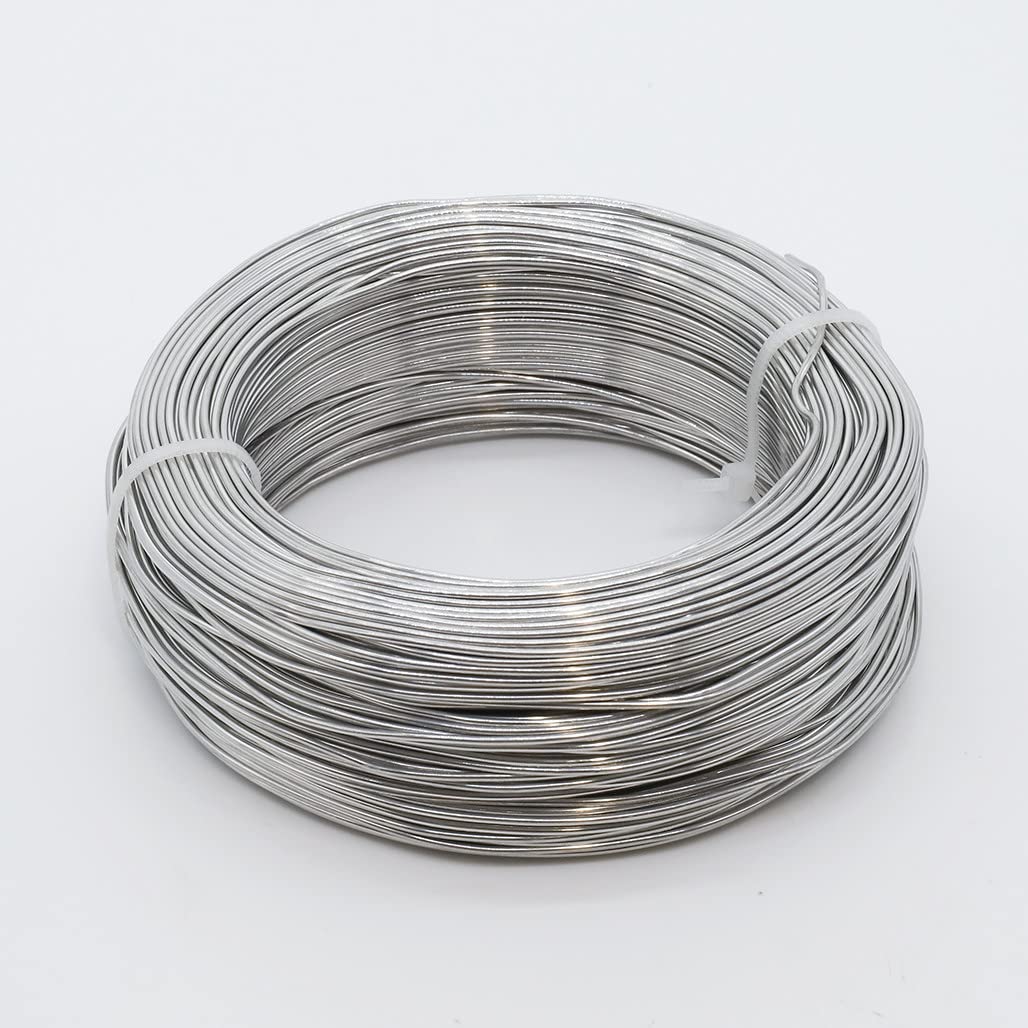 Aluminium Wire 1 mm X 75 Meters | Perfect for Crafts Such as Modelling, Armature Making, Doll Making, Jewellery Making and Flower Arranging by Anibild Aardman Armatures