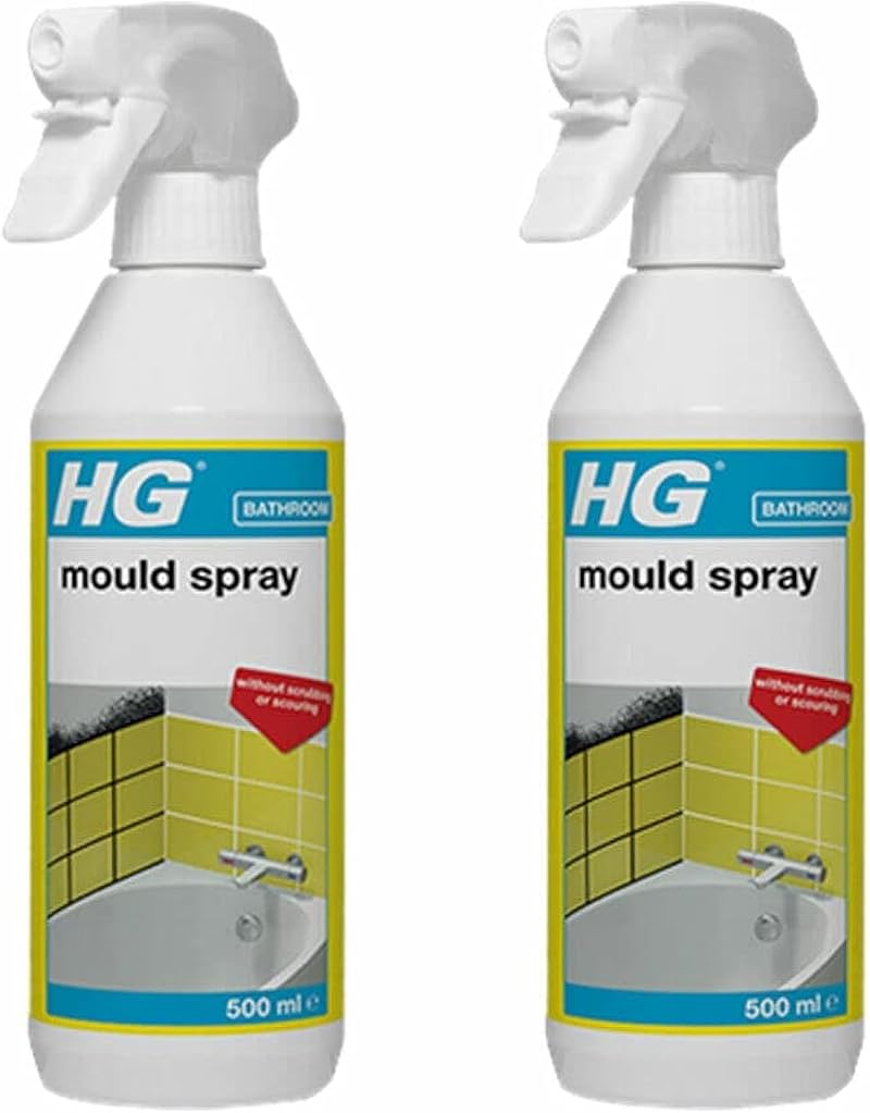 2 x HG Hagesan Bathroom Mould Removal Spray 500 ML - Effective Cleaner