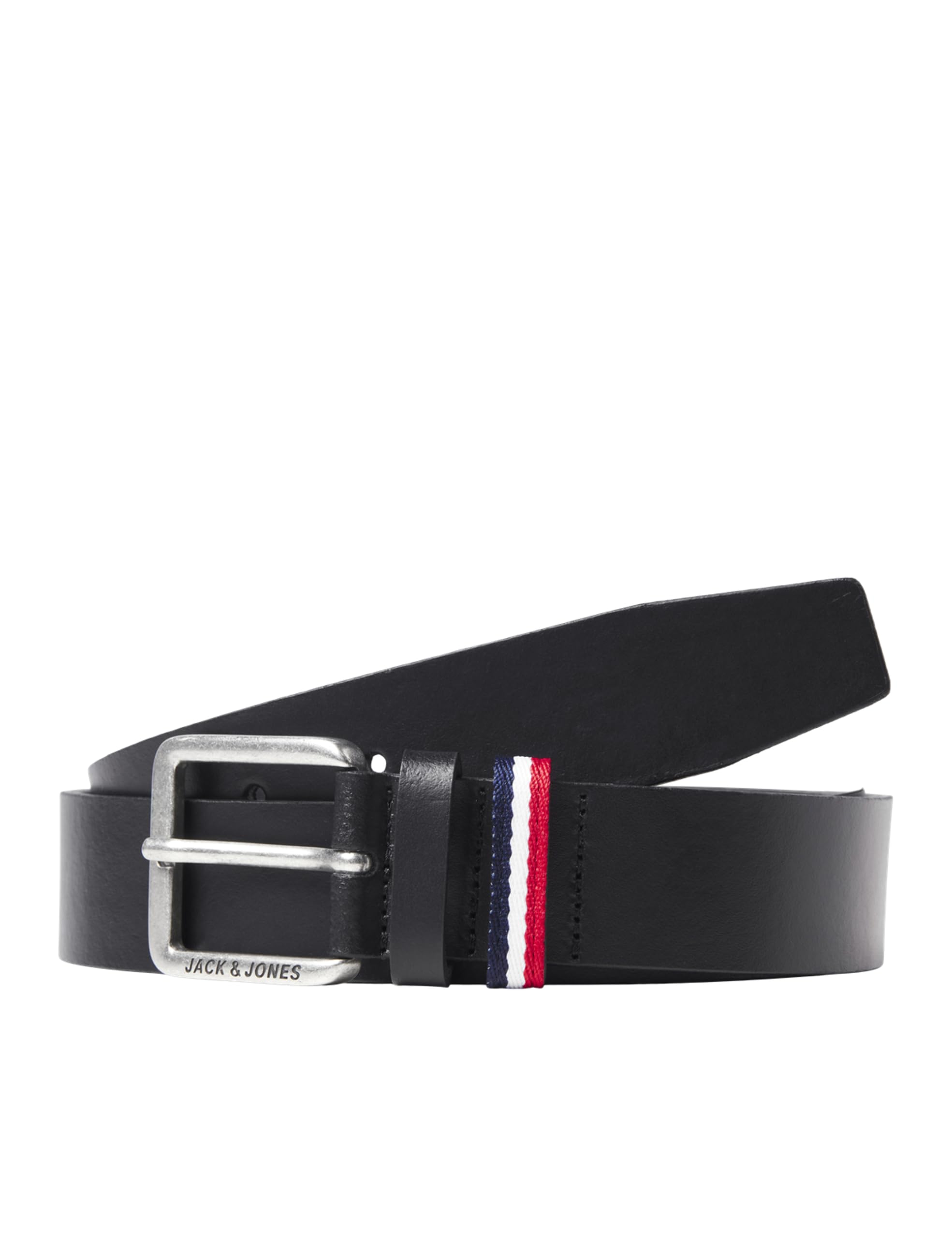JACK & JONES Herren Jacespo Belt Lederg rtel, Schwarz, 95 EU