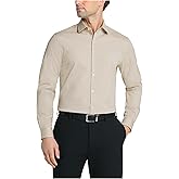 Van Heusen Mens Dress Shirt Slim Fit Comfort Performance Stretch