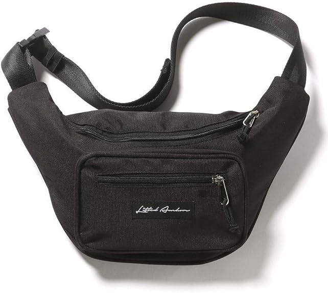 Amazon リフテッドアンカーズ Lifted Anchors ロゴ ジップポケット スリングバッグ Laroddy2 ブラック 並行輸入品 Lifted Anchors ボディバッグ ワンショルダー