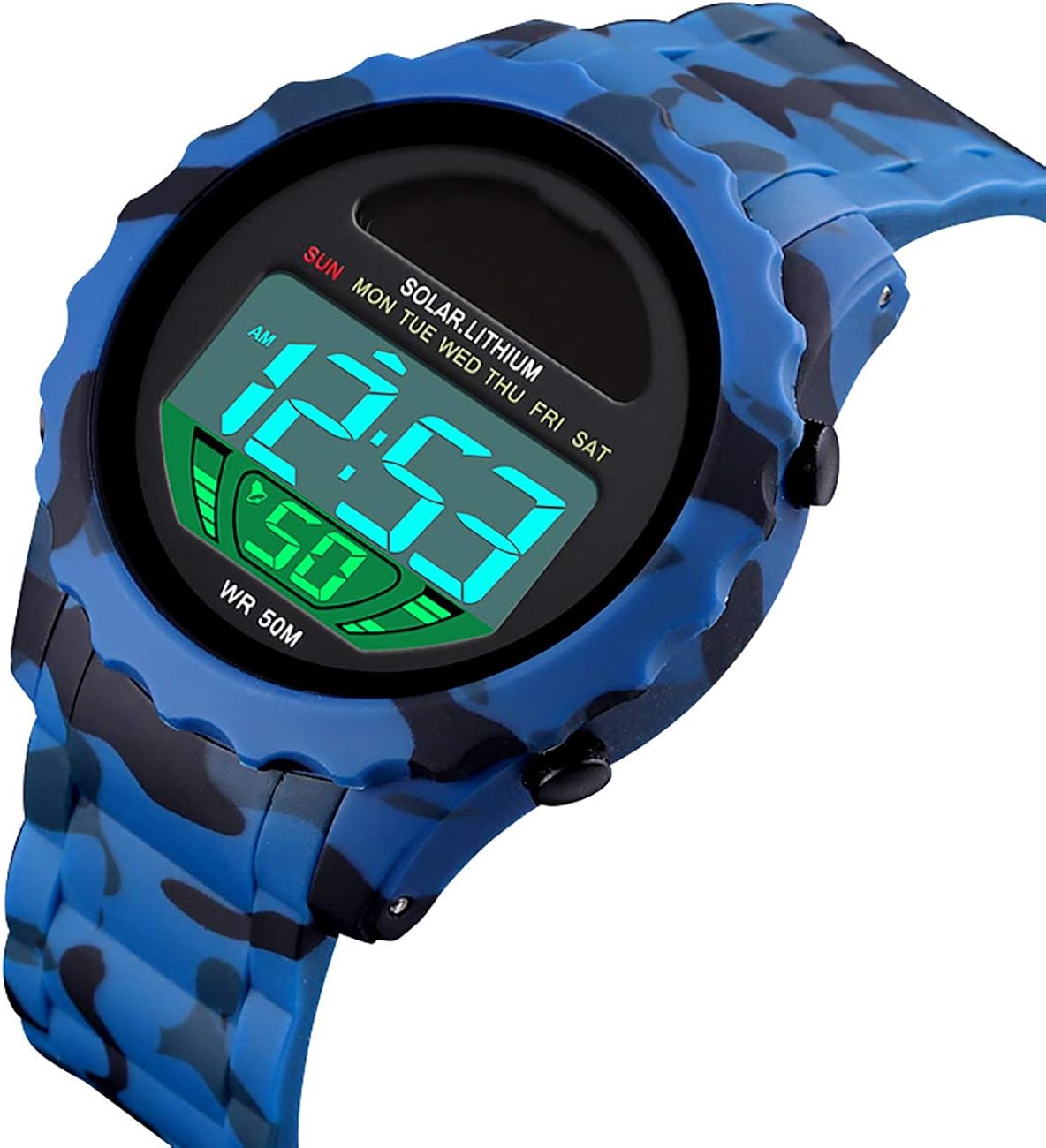 Boys Digital Sport Watch for 710 1115 912 Age Kids,Solar Power