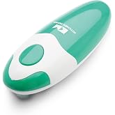 Kitchen Mama Auto Electric Can Opener, Battery Operated, Teal | Automatic, Hands Free, Smooth Edge, Food-Safe, Effortless Everyday Use