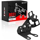 8031 Black Throttle Cable Bracket for Chevy SBC 265-400 &amp; BBC 396-454 - Compatible with Throttle, TV &amp; Cruise Cables