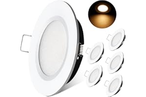 GZV Puck Light, 12 Volt LED RV Boat Recessed Mount Ceiling Light for Under Cabinet Camper Vans Caravan Cabin Truck Motorhome Sailboat Interior Lighting