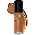 Milani Conceal + Perfect 2-in-1 Foundation + Concealer - Hazelnut (1 Fl. Oz.) Cruelty-Free Liquid Foundation - Cover Under-Eye Circles, Blemishes & Skin Discoloration for a Flawless Complexion