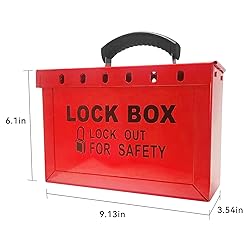 BULANGDI Lockout Tagout Lock Box Portable Loto Box