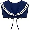 HoosaiyWoo Sailor Collars Scarf for Women Top Fake Collar Necklaces Shawl wraps Match Sweater Shirt Dress