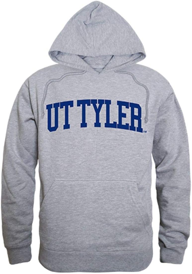 Uni of Texas UT Tyler Game Day Hoodie Sweatshirt Heather Grey at Amazon