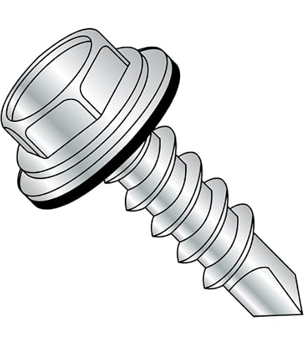 Vis De Coupe Filetées 1/4-20 - Tête Hexagonale Fendue - Zinc - Marque TheBoltBarn - Neuf